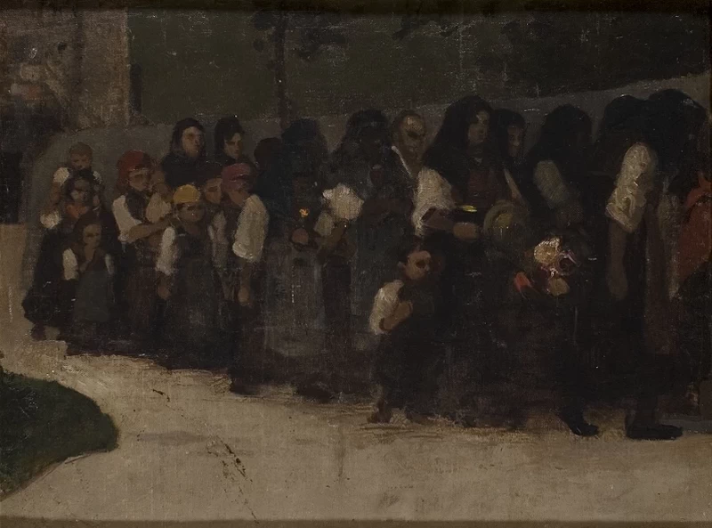 Il funerale di un bambino, 1896